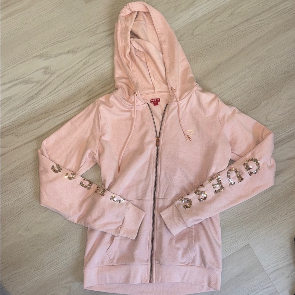 Guess Pink Logo Jacket